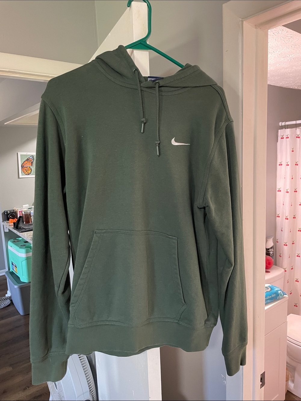 Nike green hoodie sweatshirt